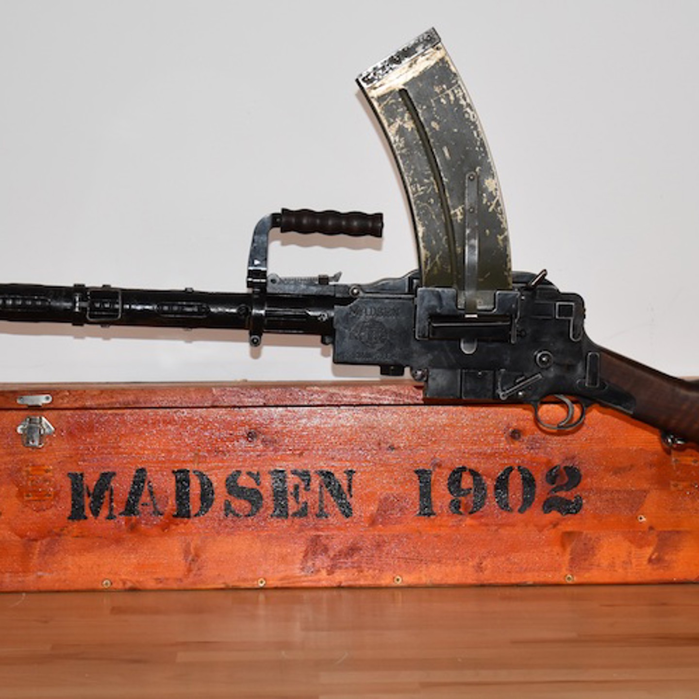 Deactivated Danish Madsen 7.92Mm Light Machine Gun Sold Ś580
