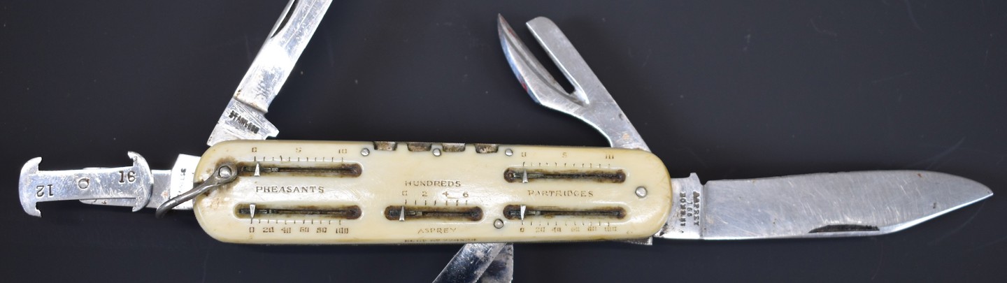 Asprey Of London Pocket Multi Tool With Butt Markers And Game Counters Sold £700