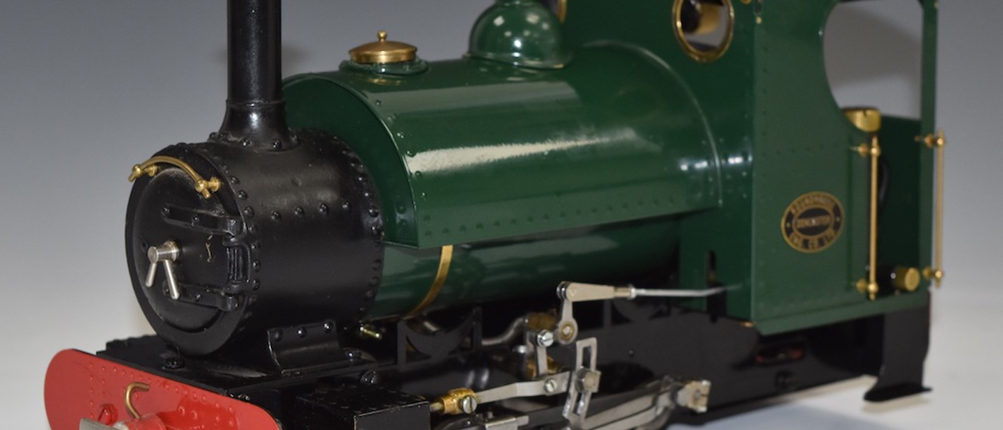 Roundhouse 32Mm Gauge (Convertible To 45Mm) 16Mm Scale Live Steam Gas Fired 0 4 0 Tank Locomotive 'Katie' Sold £1,050