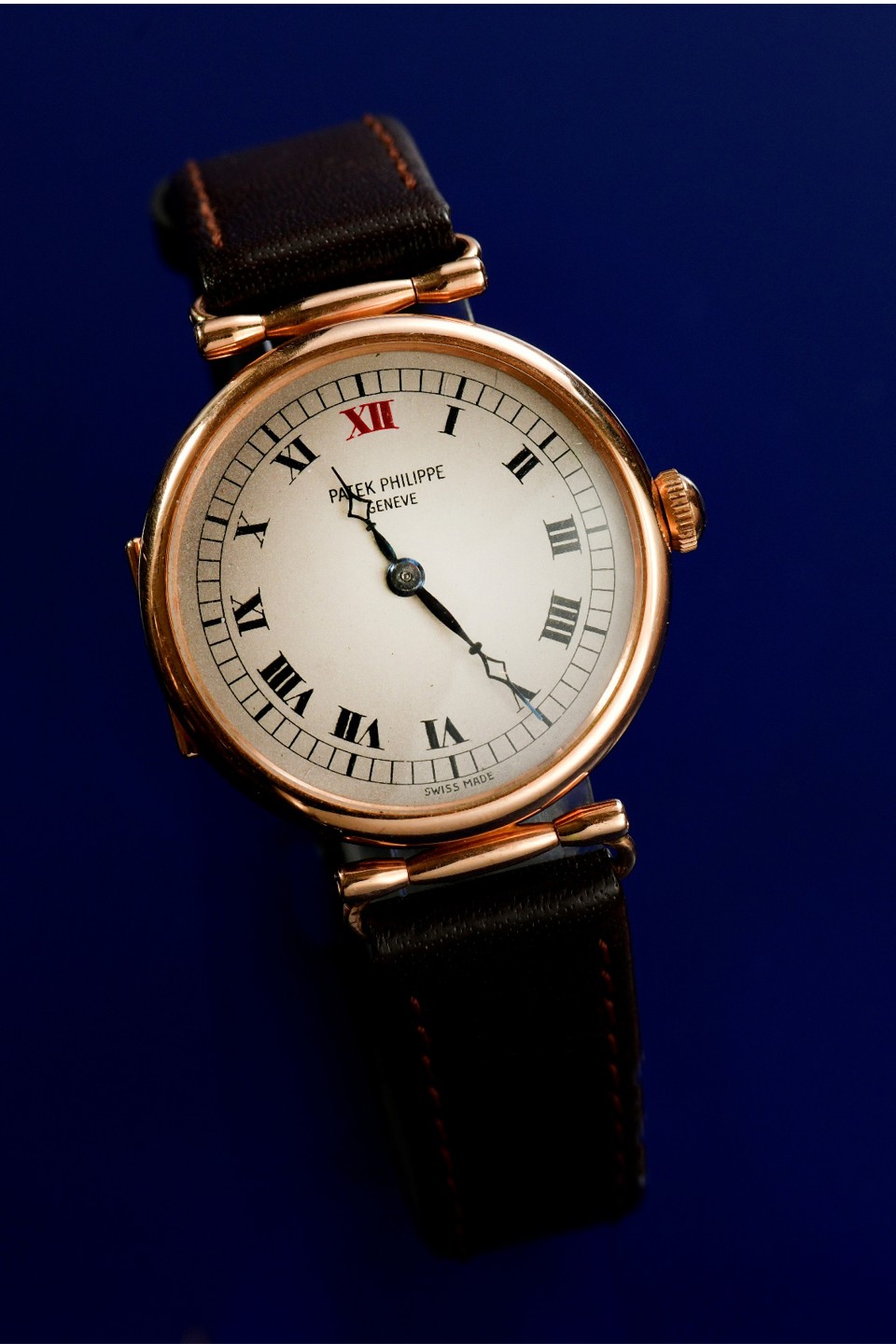 Patek Philippe 18Ct Gold Officer's Type Gentleman's Wristwatch