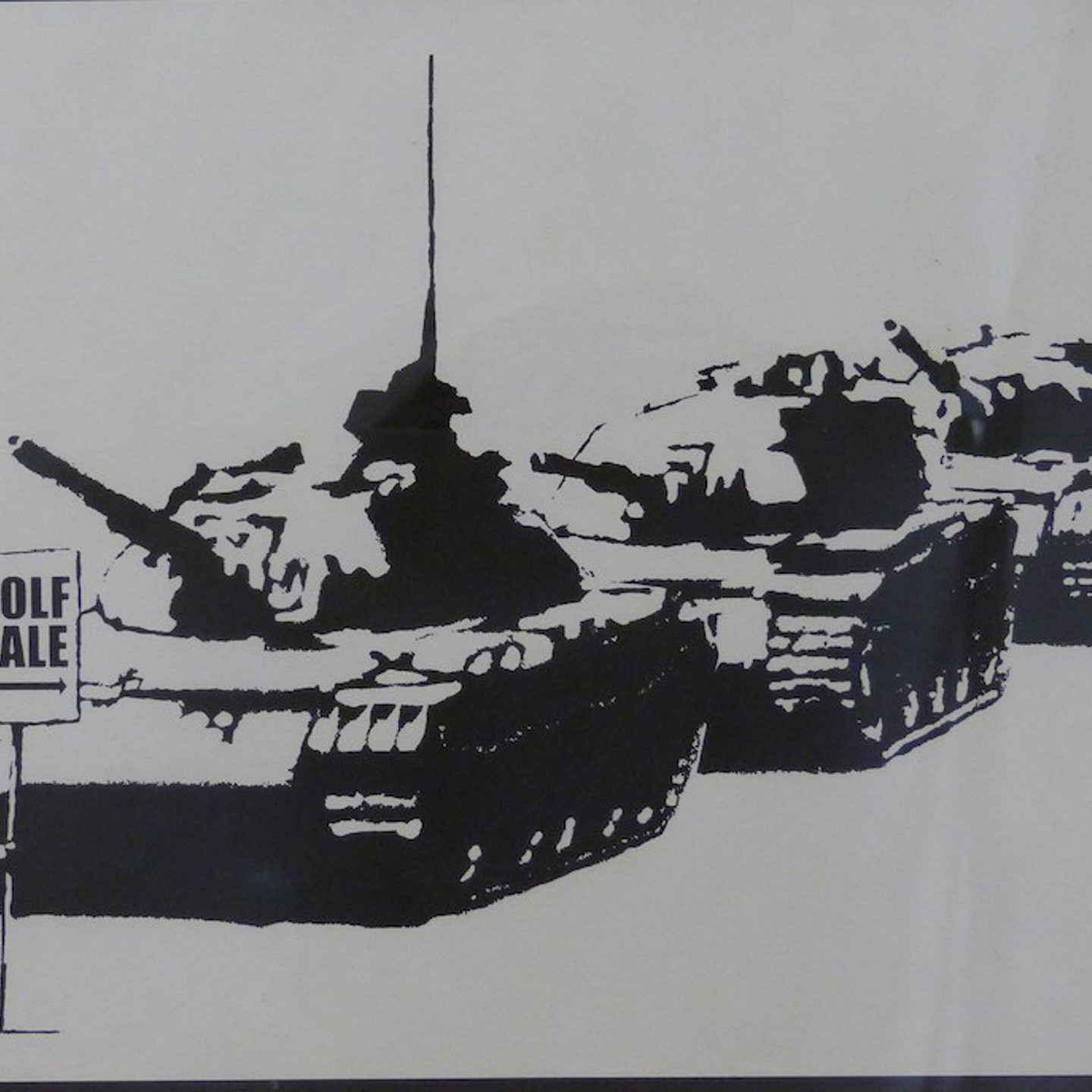Banksy Limited Edition (412750) Print Golf Sale. Sold For Ś1000