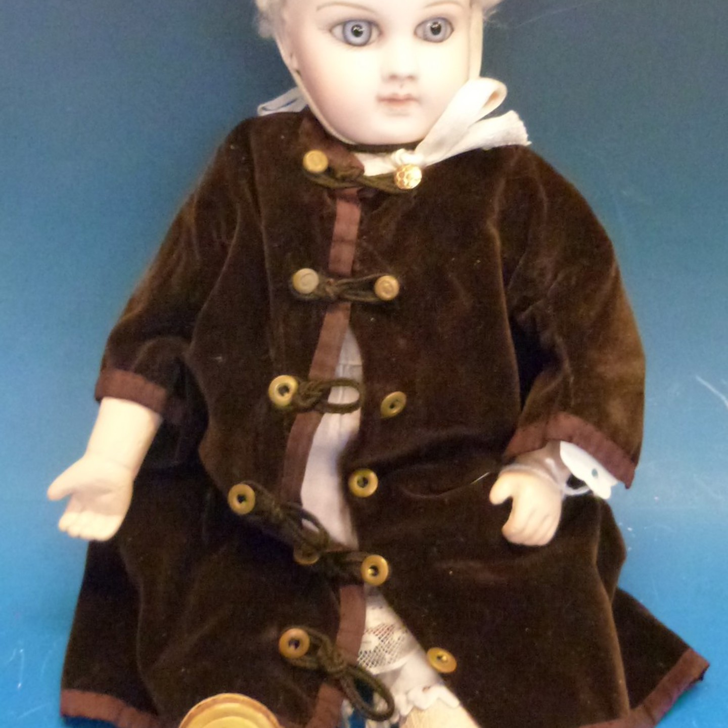 Bebe Jumeau Bisque Headed Doll. Sold For £2500
