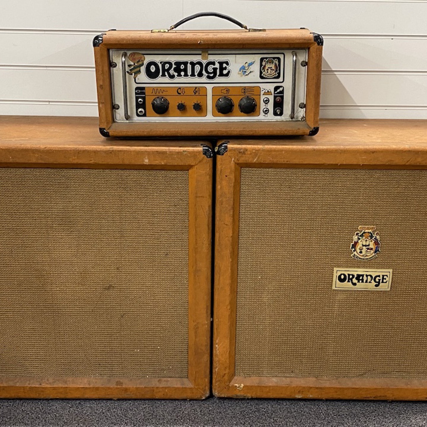 Orange Of London Amplifier Model OR 120 And Matching Stage Speakers Sold Ś1,950