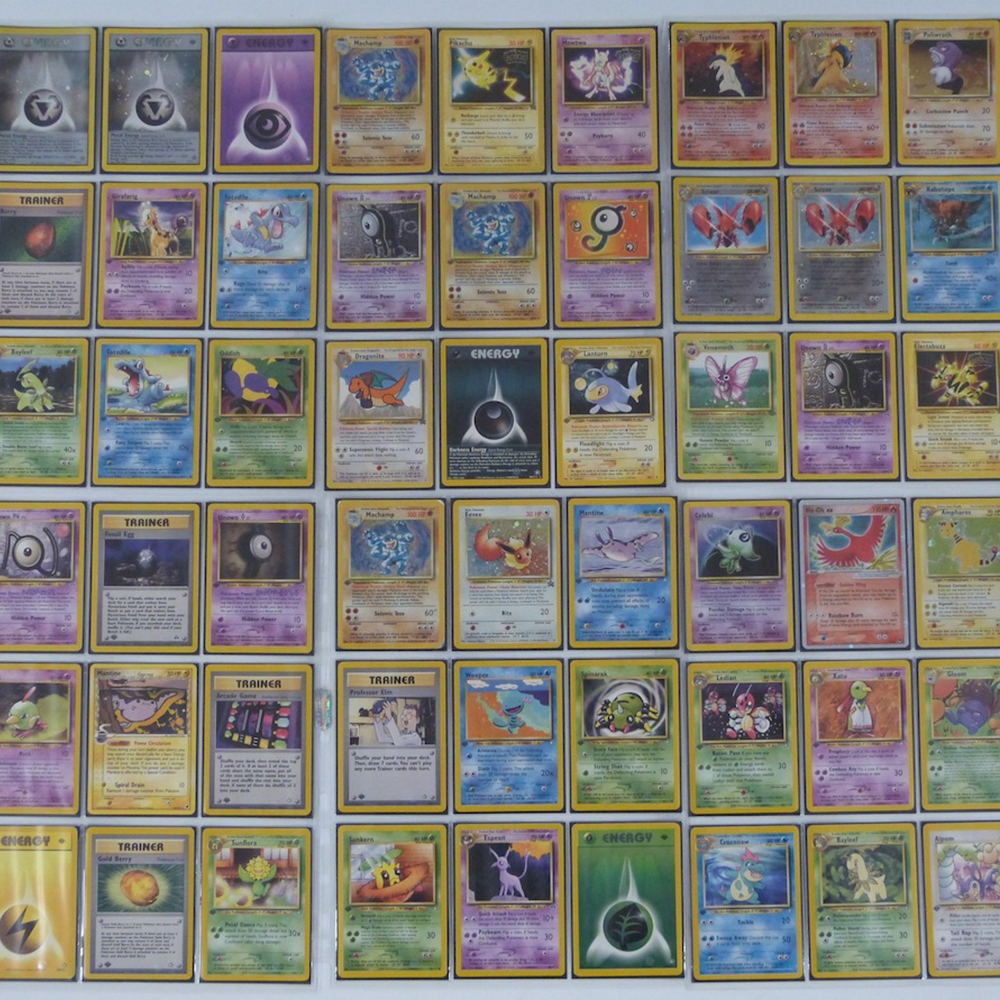 A Collection Of Pokemon Cards Sold £1000