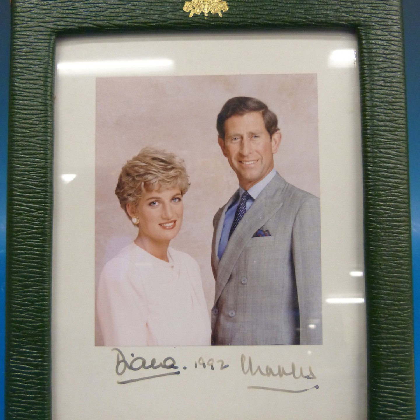 A Signed Princess Diana And Prince Charles Photograph Dated 1992 Ś1,000