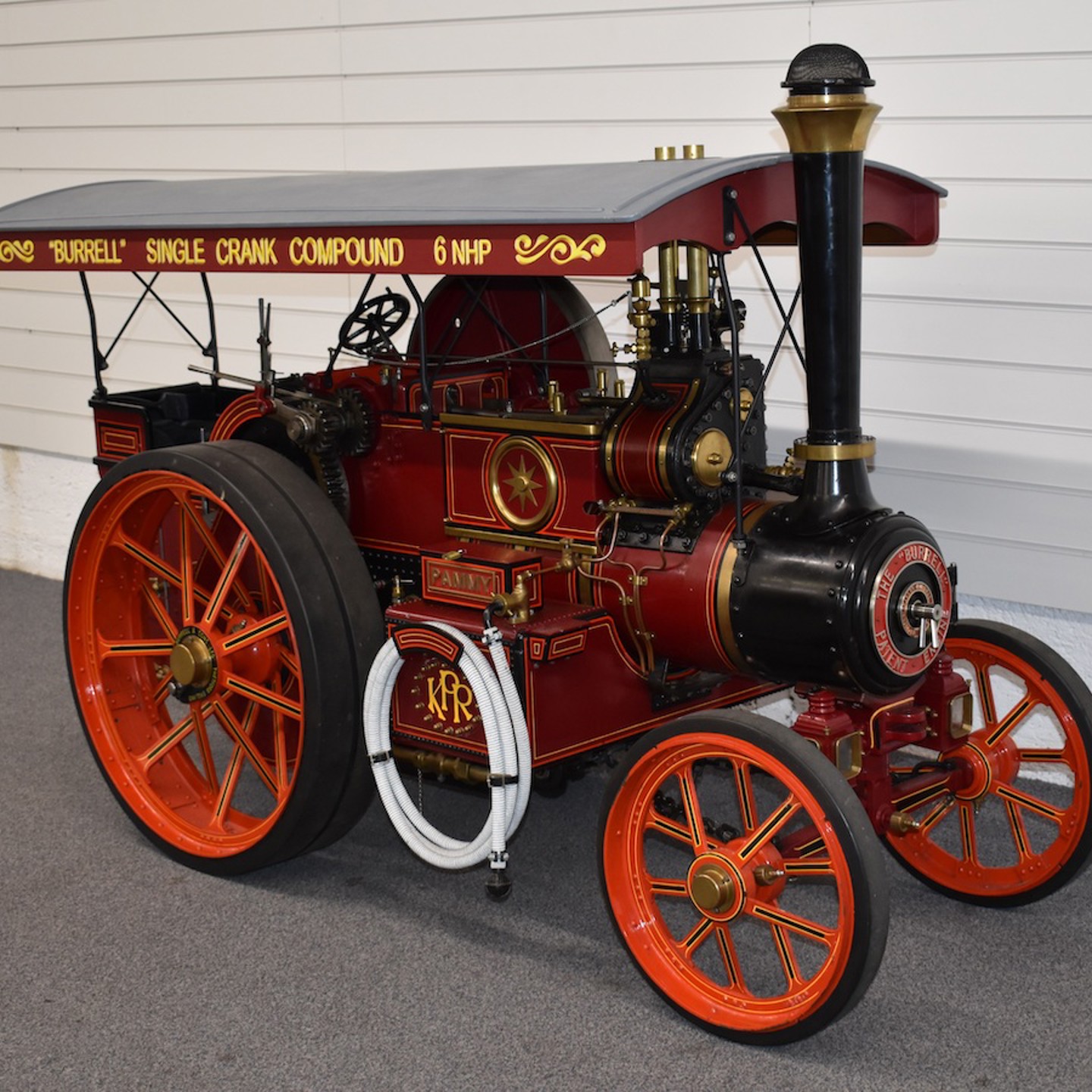 Four Inch Scale Burrell Single Crank Compound Live Steam Traction Engine Sold £23,000