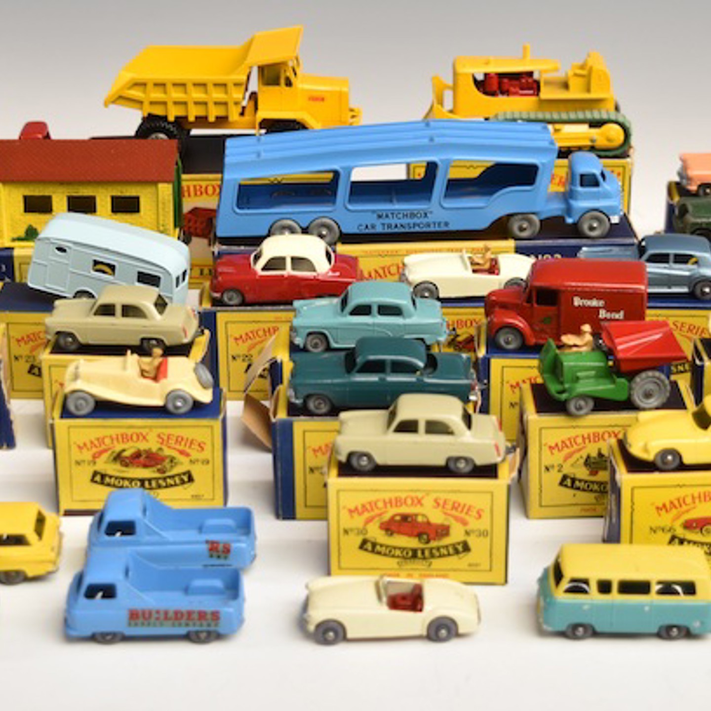 Forty Matchbox Moko Lesney 1 75 Series Diecast Model Vehicles Sold £540