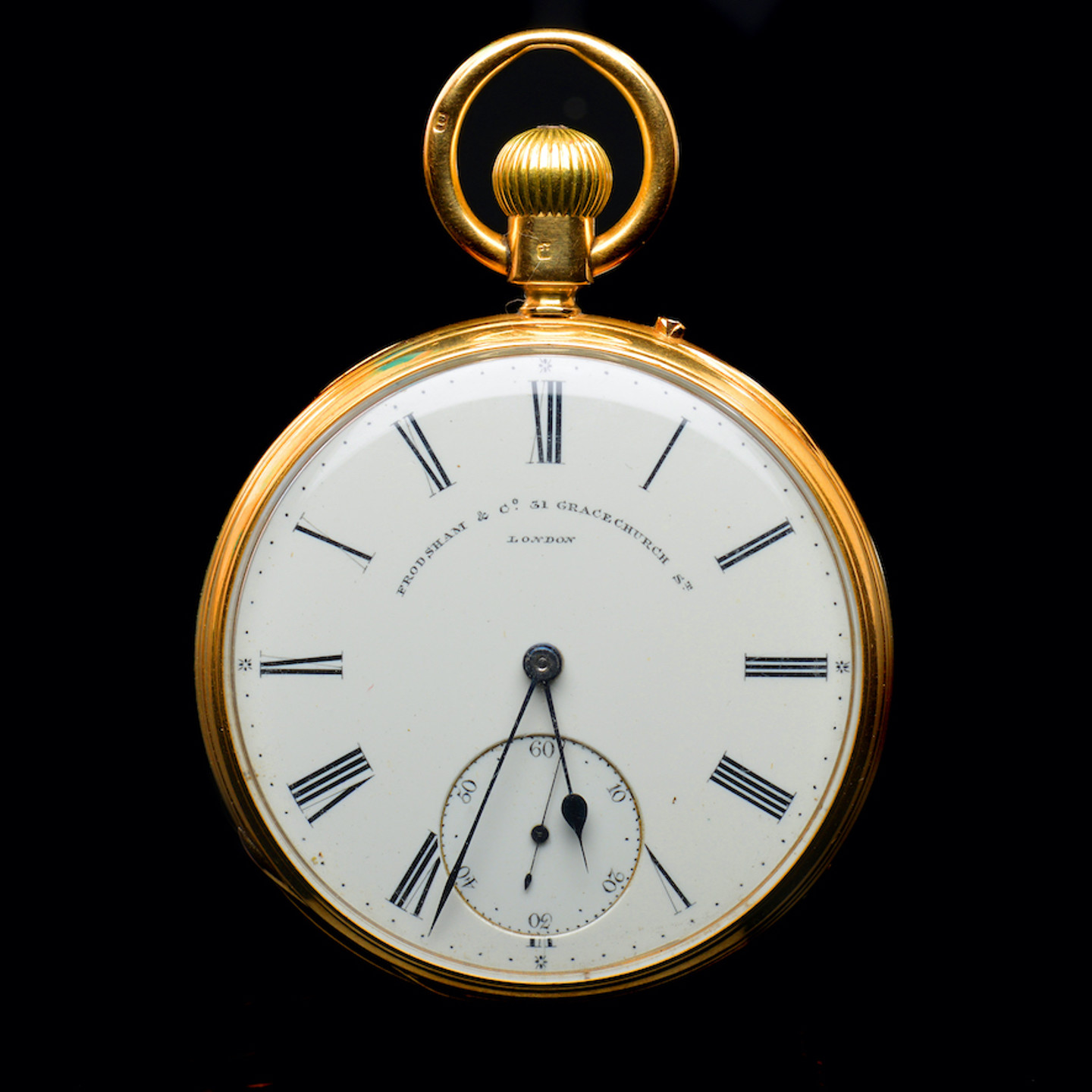 George Edward Frodsham 18Ct Gold Open Faced Pocket Watch Sold £1,200