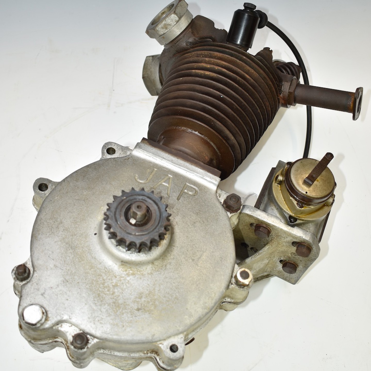 1931 JAP 350Cc Twin Port OHV Engine Fitted With A CK Square Magneto. Sold For £1,200