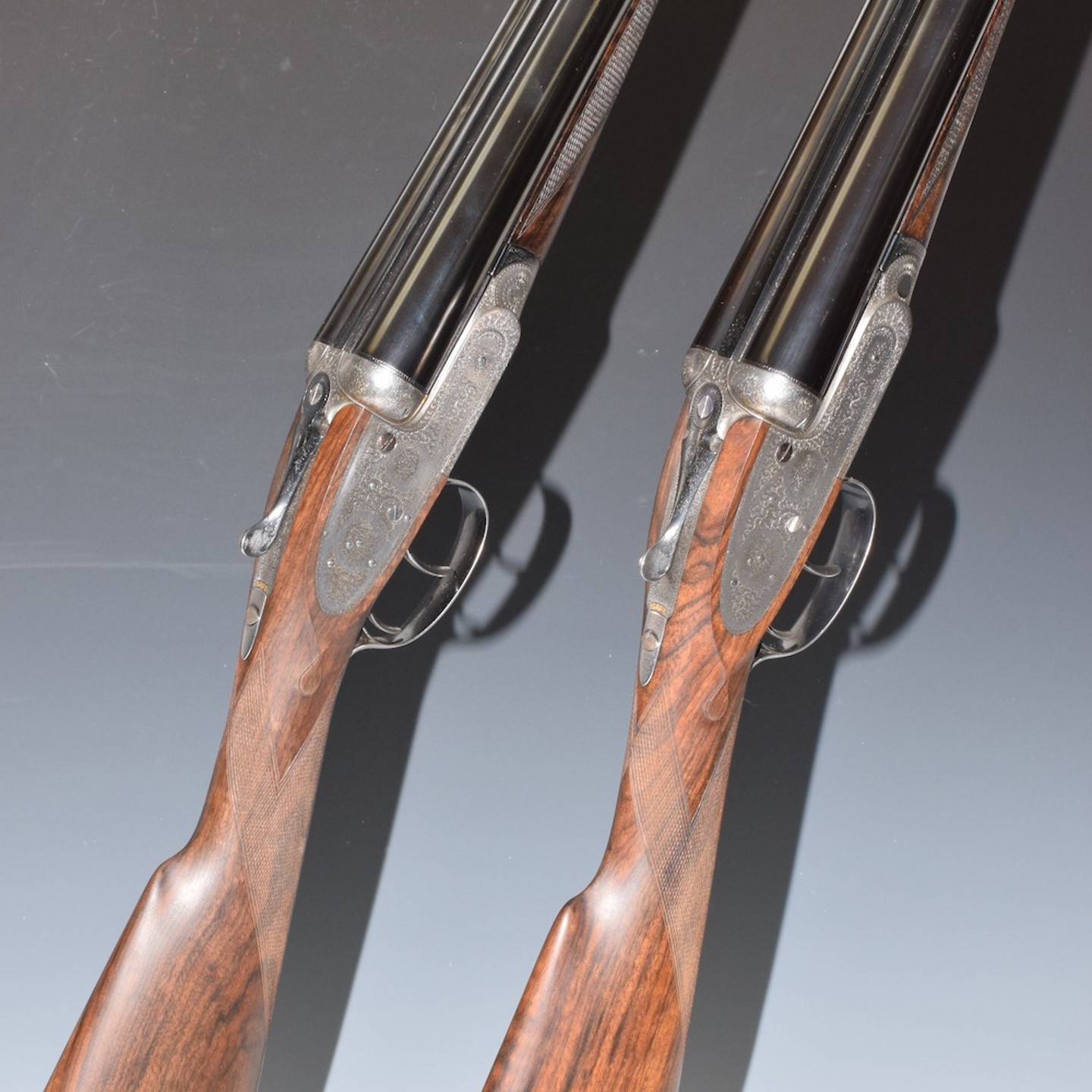 A Pair Of James Purdey & Sons 12 Bore Self Opening Sidelock Side By Side Ejector Shotguns £14,500