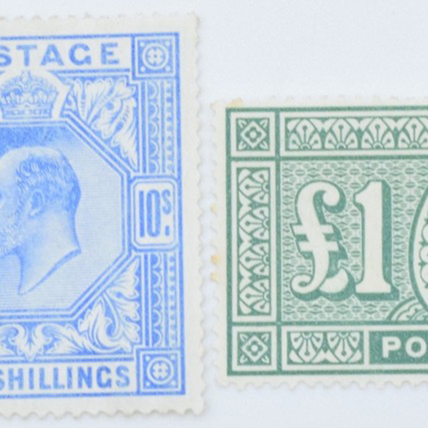 Mounted Mint King Edward VII High Values 5S, 10S And £1 HAMMER £550
