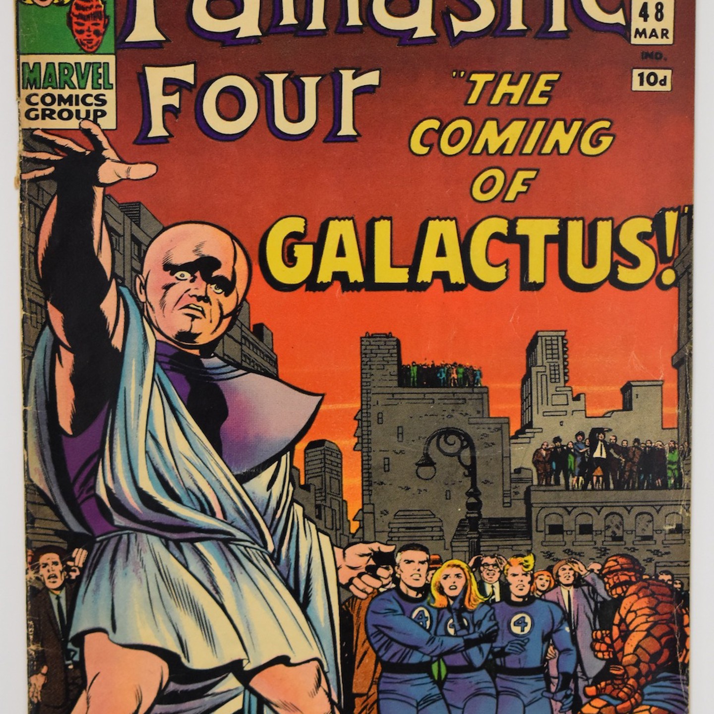 Fantastic Four Issue #48 By Marvel Comics, First Appearance Of Silver Surfer And Galactus (Cameo). HAMMER Ś600