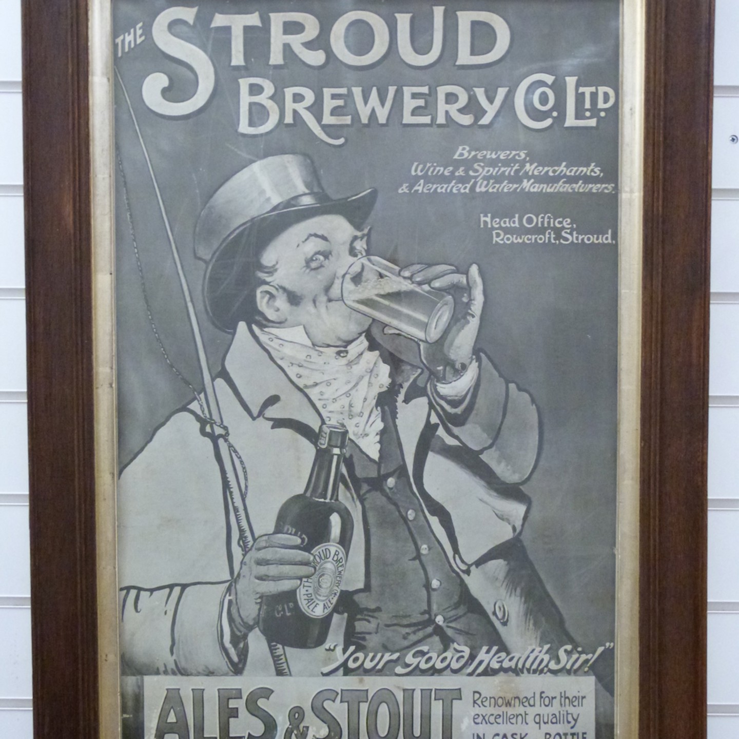 Stroud Brewery Co Ltd Unrecorded Advertising Poster Ś2,000