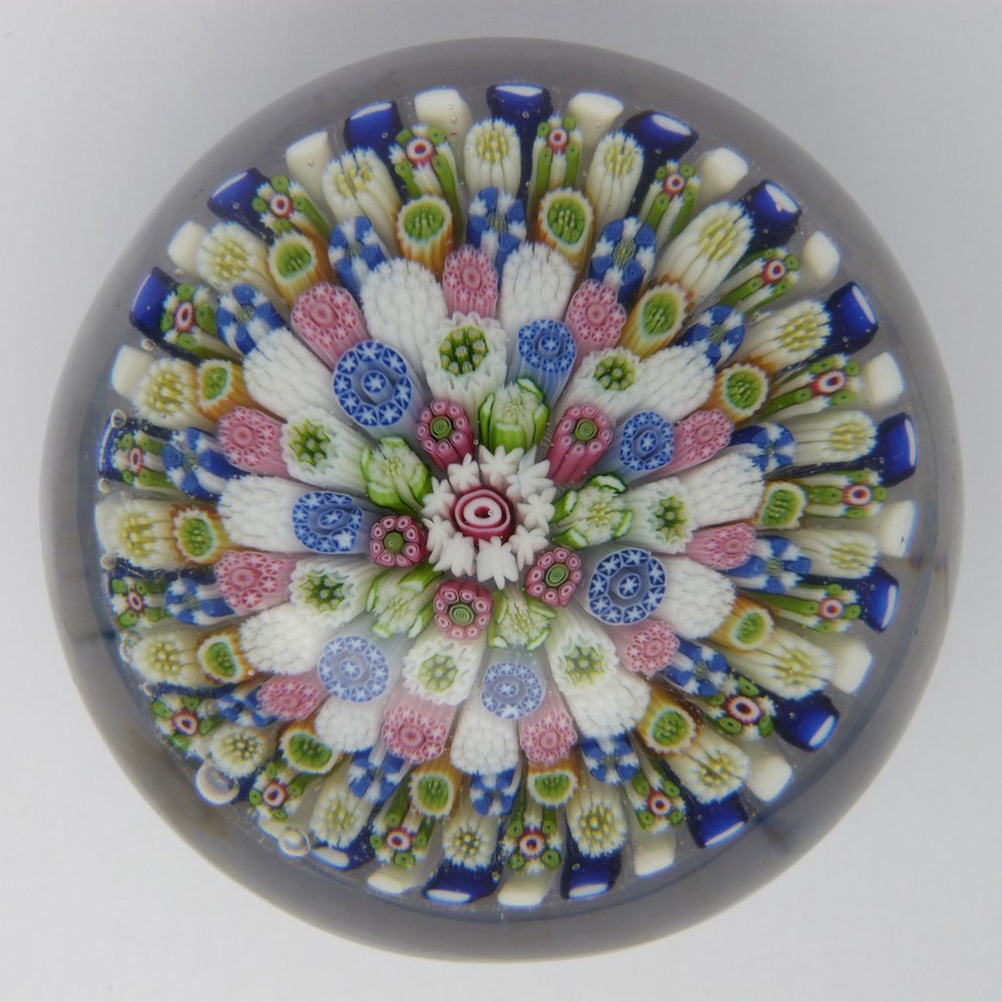 Clichy Close Pack Millefiori Glass Paperweight. Ś1000
