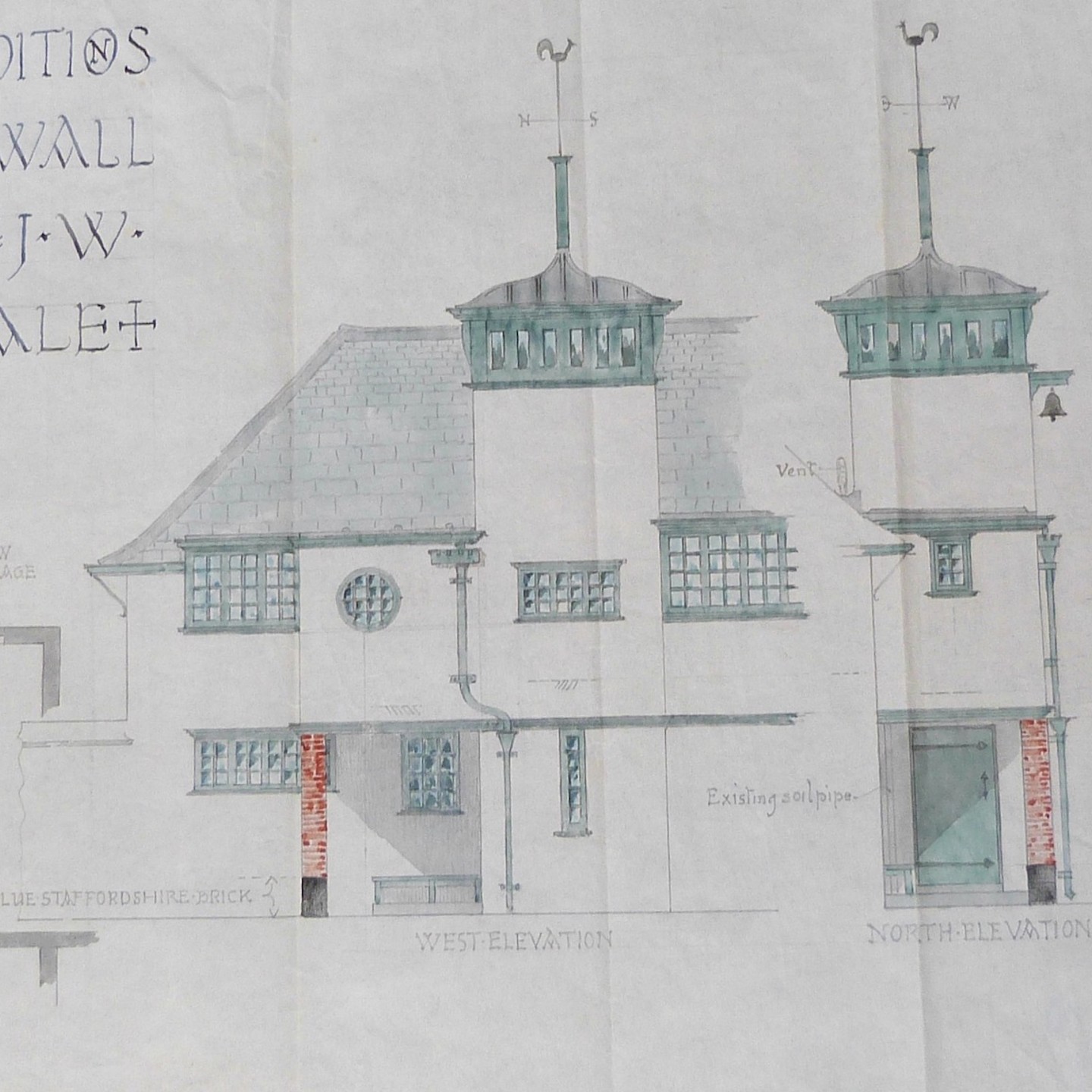 A Collection Of Architects Drawings By Voysey Relating To Perrycroft Sold Ś17,000