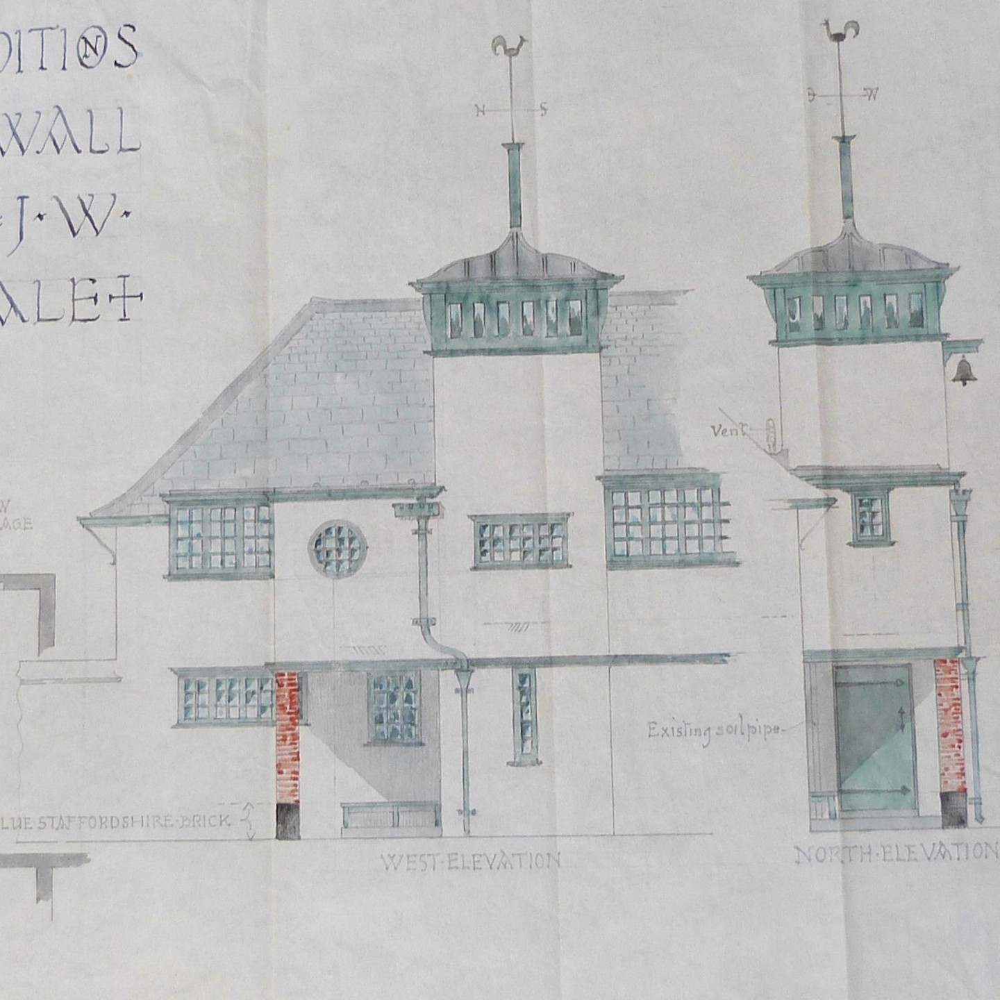 A Collection Of Architects Drawings By Voysey Relating To Perrycroft Sold Ś17,000