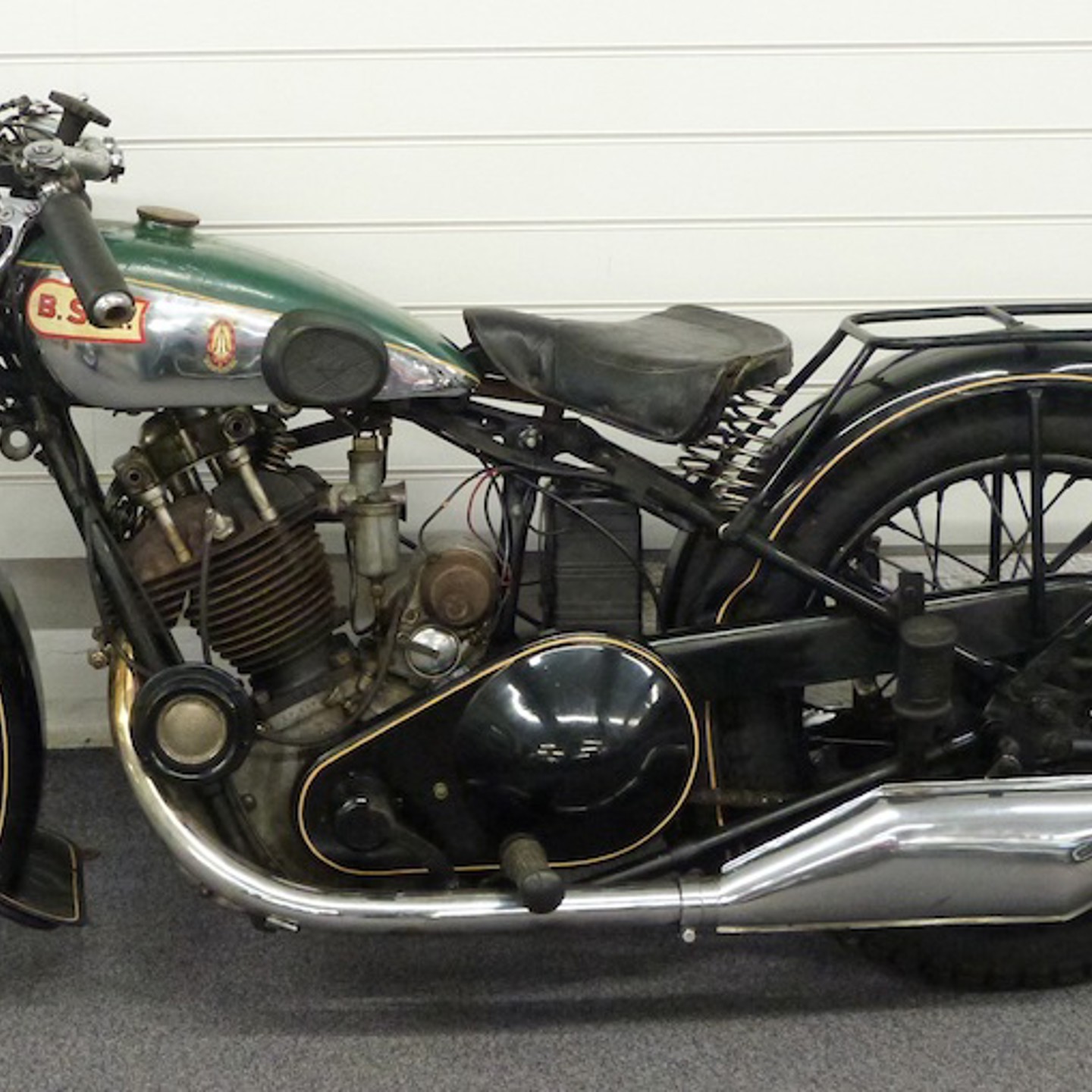 Motoring & Transport 1929 BSA 500Cc OHV Sloper S30 13 Motorcycle DF 8631 Sold For £6500
