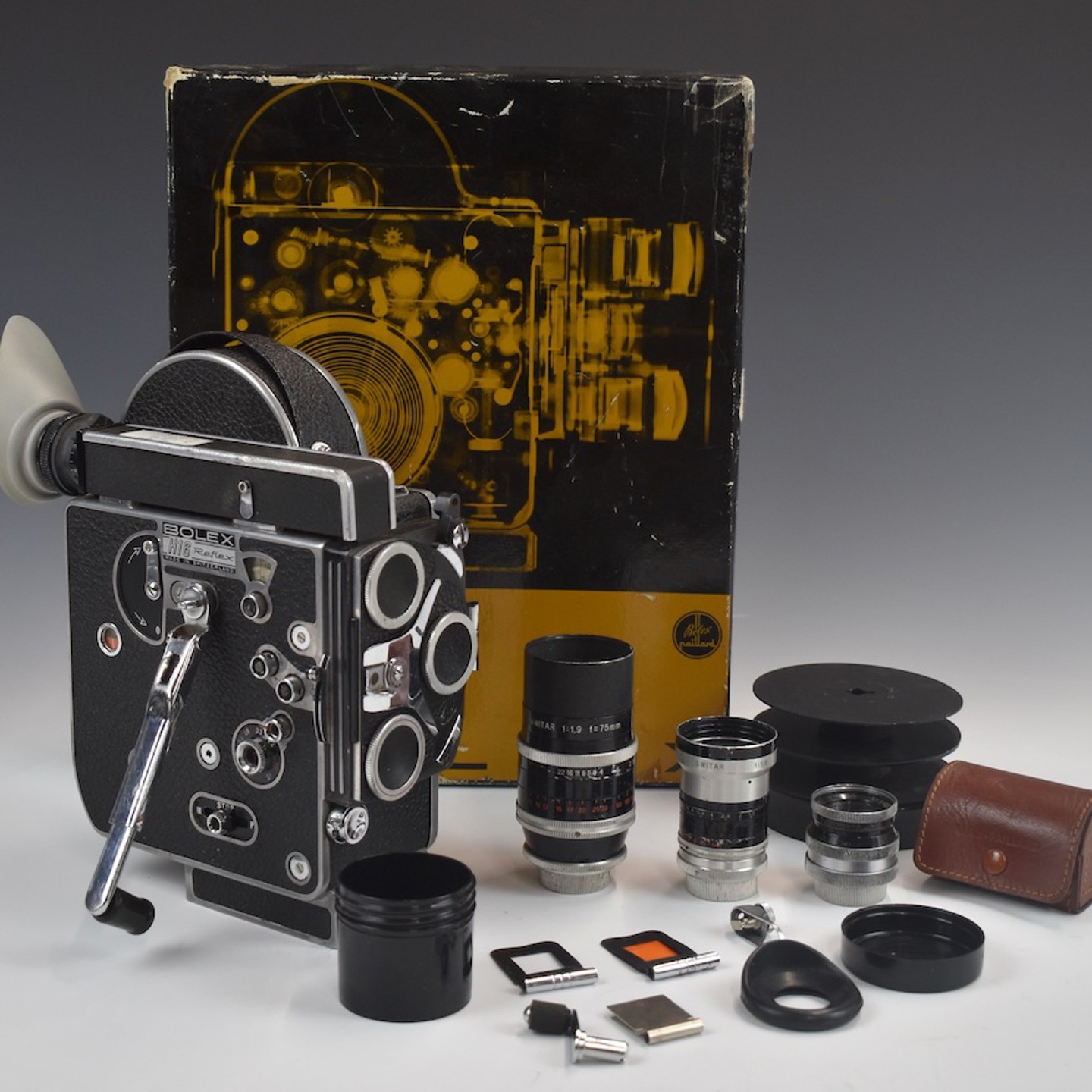 Paillard Bolex H16 16Mm Cine Camera. Sold For £400