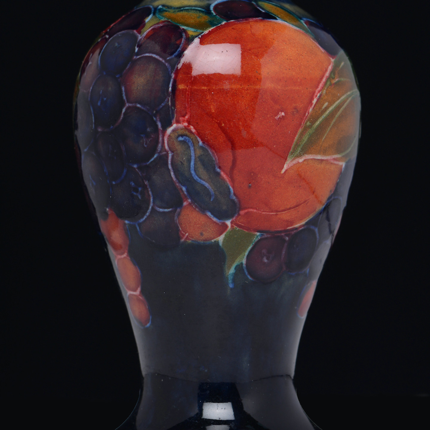 Moorcroft Pottery Vase In The Pomegranate Pattern Sold £1,400