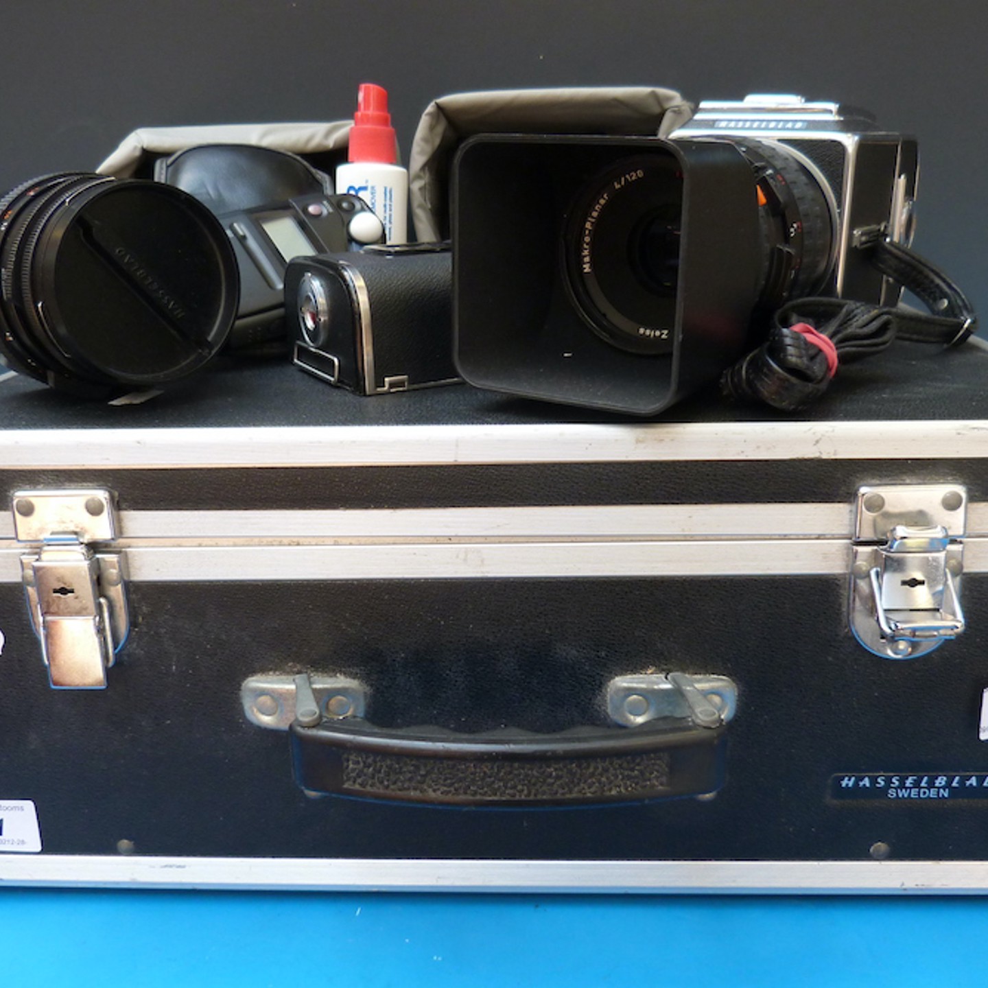 A Hasselblad 500 Cm Single Lens Reflex Camera. Sold For £1,200