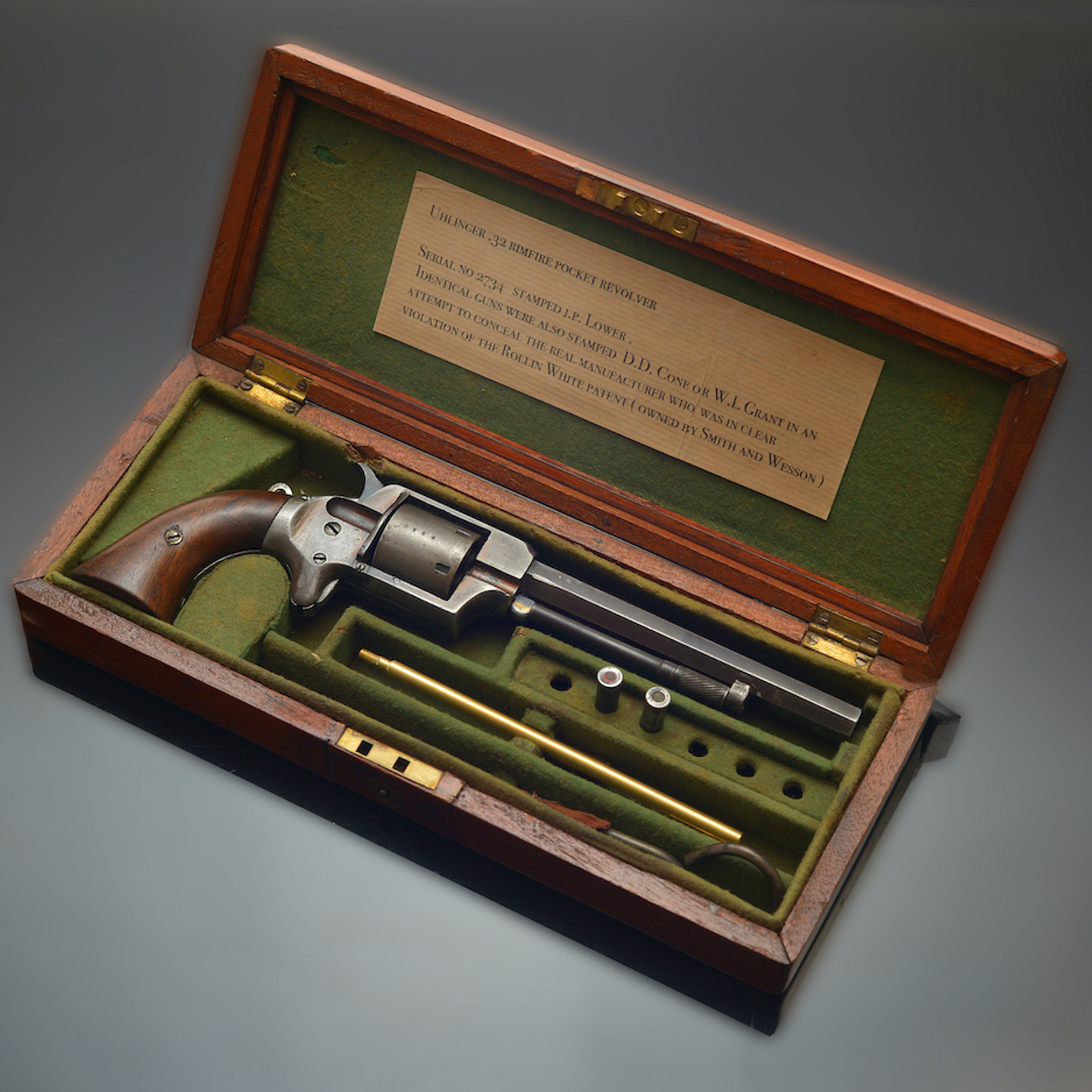 Uhlinger .32 Six Shot Single Action Pocket Revolver Sold Ś600