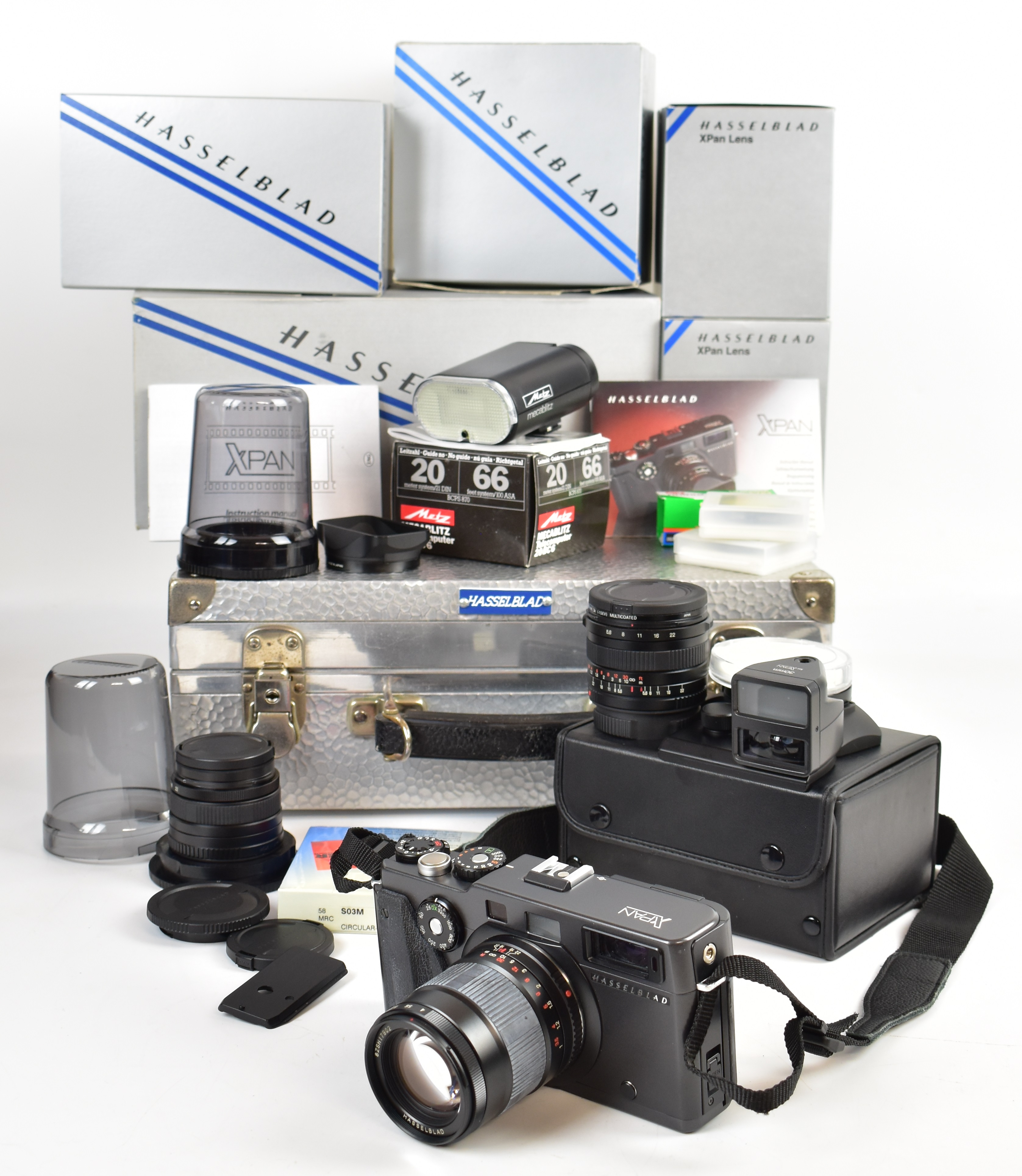 Hasselblad X-pan 35mm rangefinder panoramic camera outfit